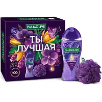Palmolive подарочный набор твое расслабление гель для душа 250 мл + мочалка