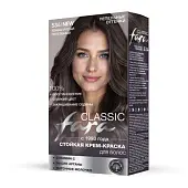 Fara Classic стойкая крем краска для волос 534 темно русый пепельный 6.1