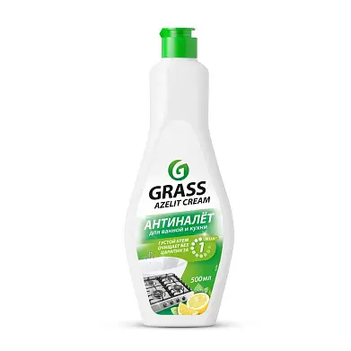 Grass azelit чистящий крем для кухни и ванной комнаты флакон 500 мл