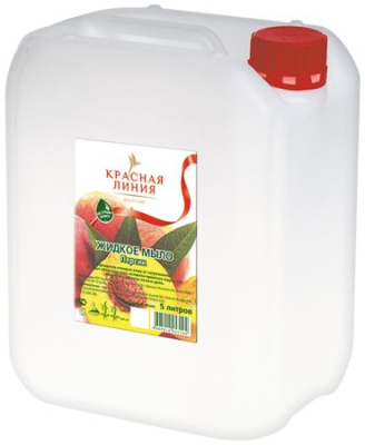 Красная линия жидкое мыло персик 5 л 