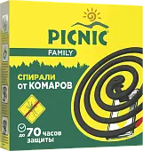 Picnic средство инсектицидное антикомариная спираль 10 шт