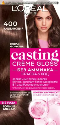 L' Paris Casting краска уход для волос 400 каштан 
