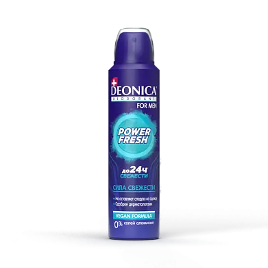 Deonica for men дезодорант fresh 150 мл спрей