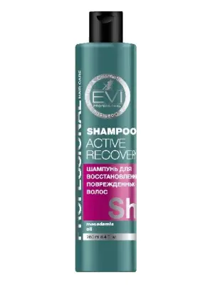 Evi Professional шампунь для поврежденных волос Активное восстановление 250мл 