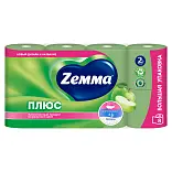 Zemma туалетная бумага плюс яблоко 2 слоя 8 рулонов