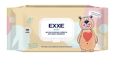 Exxe baby серия 0+ влажные салфетки для детей 100 штук