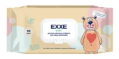 Exxe baby серия 0+ влажные салфетки для детей 100 штук