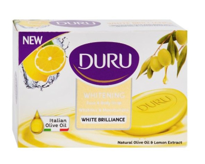 Duru туалетное мыло natural olive white brilliance 140 г 