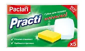Paclan губки для посуды 5шт