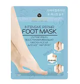 Skinlite интенсивно восстанавливающая маска носки для ног абрикос