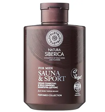Natura Siberica & sport for men шампунь детокс для всех типов волос 300 мл