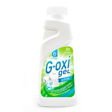 Grass g-oxi пятновыводитель отбеливатель для белых вещей с активным кислородом флакон 500 мл