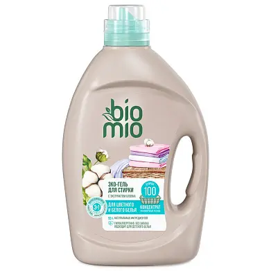 BioMio bio laundry gel colors whites универсальный гель для стирки 3000 мл