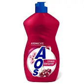 AOS средство для мытья посуды сочная вишня 450 мл new
