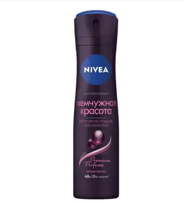 Nivea део спрей женский жемчужная красота premium 150 мл 