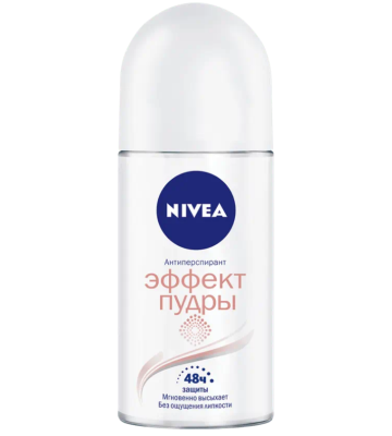 Nivea део шарик женский эффект пудры 50 мл 
