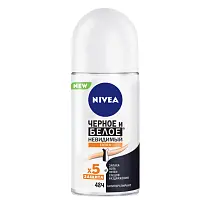 Nivea део-шарик женский невидимая защита для черного и белого 50 мл