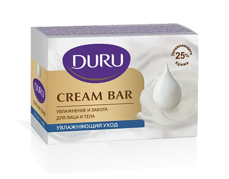 Duru cream bar косметическое крем мыло увлажняющий уход 90 г