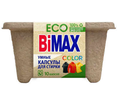BiMax капсулы для стирк color 10 шт картон 