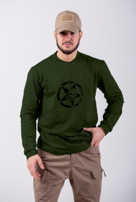 Black Rams Пуловер тёмный хаки XL 