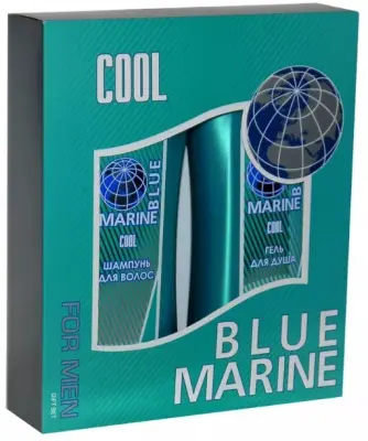 Blue marine под набор шампунь 250 гель для душа 250 муж 