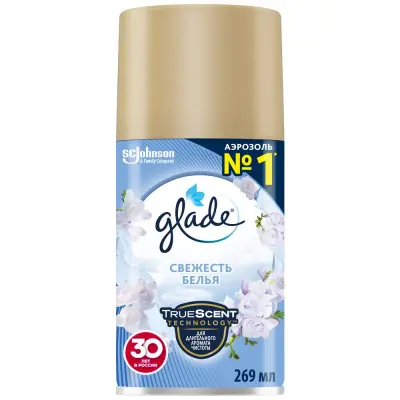 Glade запасной баллон свежесть белья 269 мл 