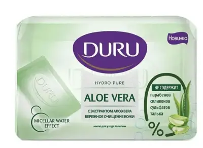Duru pure туалетное мыло алоэ вера 106г 