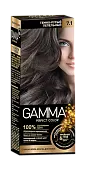Gamma Perfect Hair стойкая крем краска тон 7.1 темно русый пепельный