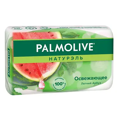Palmolive натурэль мыло освежающее с летним арбузом 90 г