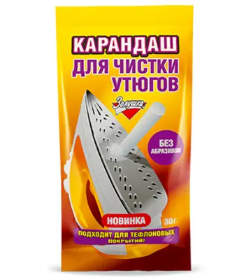 Золушка карандаш для чистки утюгов 30 г 