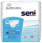 Подгузники BELLA SUPER SENI AIR Large 10шт