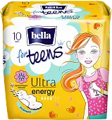 BELLA  for Teens Energy прокладки гигиенические супертонкие 10шт