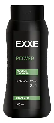 Exxe men гель для душа 2 в1 бодрящий 400 мл