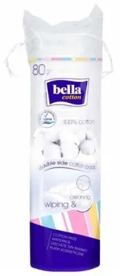 Bella ватные подушечки 80шт мед 