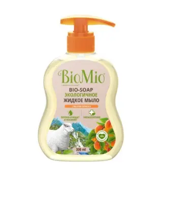 BioMio Жидкое мыло с маслом абрикоса 300мл 