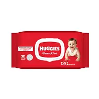 Huggies clean expert влажные салфетки детские 120 шт