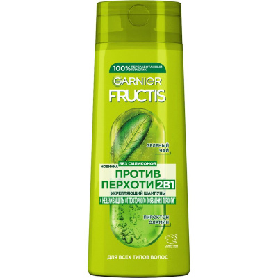 Fructis шампунь 2 в1 против перхости 250 мл 