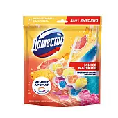 Доместос блок для очищения унитаза свежесть цитруса и цветочный букет 2+3 гр