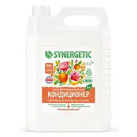 Synergetic биоразлагаемый концентрированный гипоаллергенный бальзам кондиционер для белья цветущий апельсин и роза 5 л