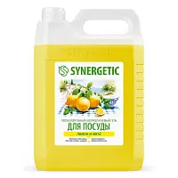 Synergetic гель для посуды лимон и мята 5 л