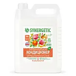 Synergetic биоразлагаемый концентрированный гипоаллергенный бальзам кондиционер для белья цветущий апельсин и роза 5 л