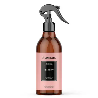 Synergetic парфюмированный освежитель воздуха нейтрализатор запахов cherry вишня 380 мл 