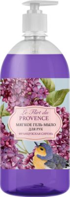 Le Flirt Du Provence мягкое гель мыло для рук французская сирень 1000 мл 