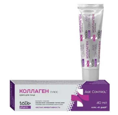 ВЕСНА Tolk Pharm Крем косметический для лица 'Коллаген', 40 мл 
