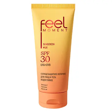 Feel moment солнцезащитное молочко для лица и тела spf 30 200 мл