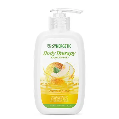 Synergetic жидкое мыло спелая дыня body therapy 250 мл