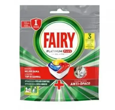 Фэйри platinum plus всё в 1 капсулы д авт пос маш 3 шт лимон 