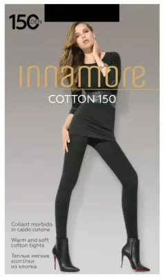 INNAMORE колготки cotton 150 6 из хлопка с комфортным поясом 