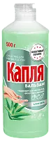 КАПЛЯ бальзам для мытья посуды с алоэ вера 500 г