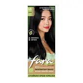 Fara стойкая крем краска для волос eco line 1.0 черный